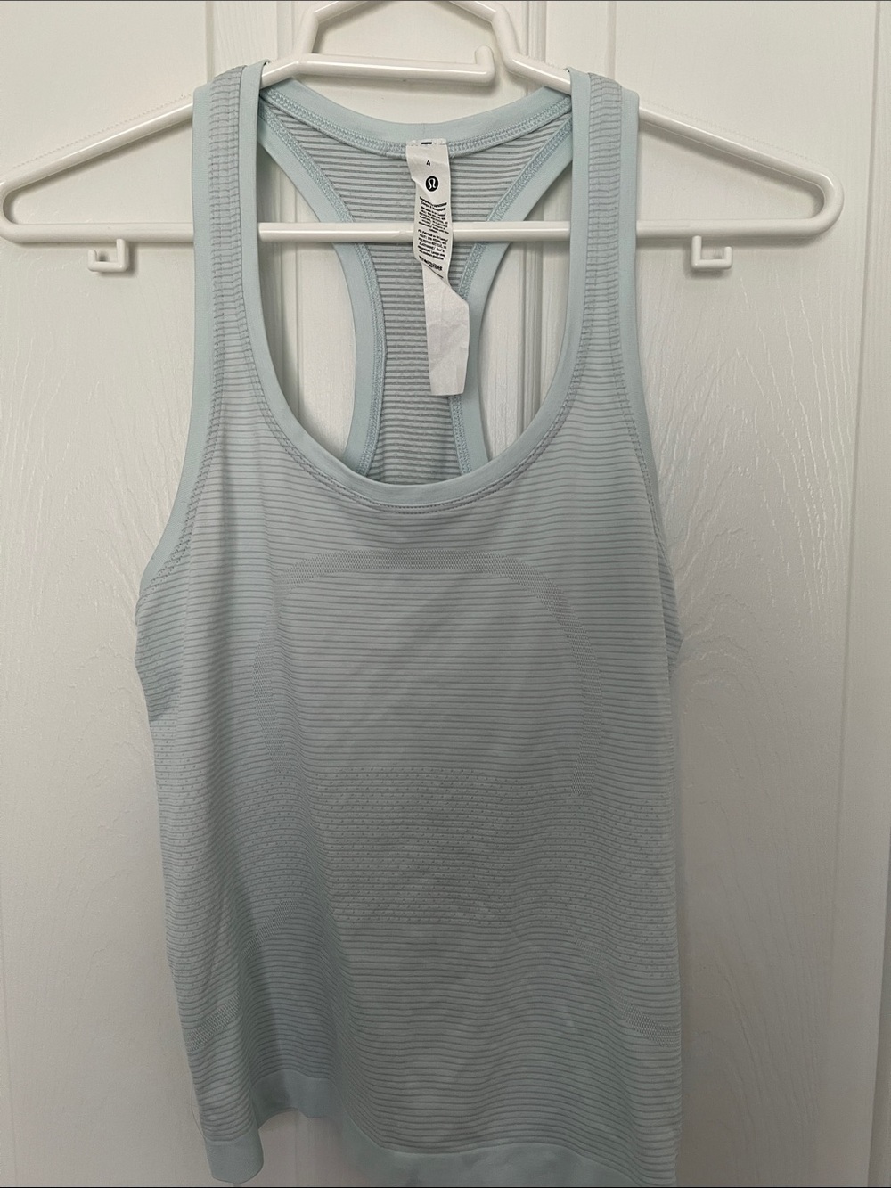Lululemon Light Blue Racerback Tank Top